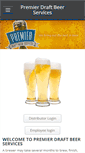 Mobile Screenshot of premierdraftbeerservices.com