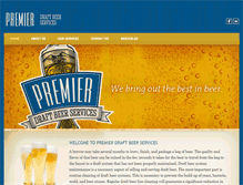 Tablet Screenshot of premierdraftbeerservices.com